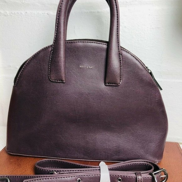 Matt and Nat vegan crossbody handbag brown NWOT - Picture 1 of 7